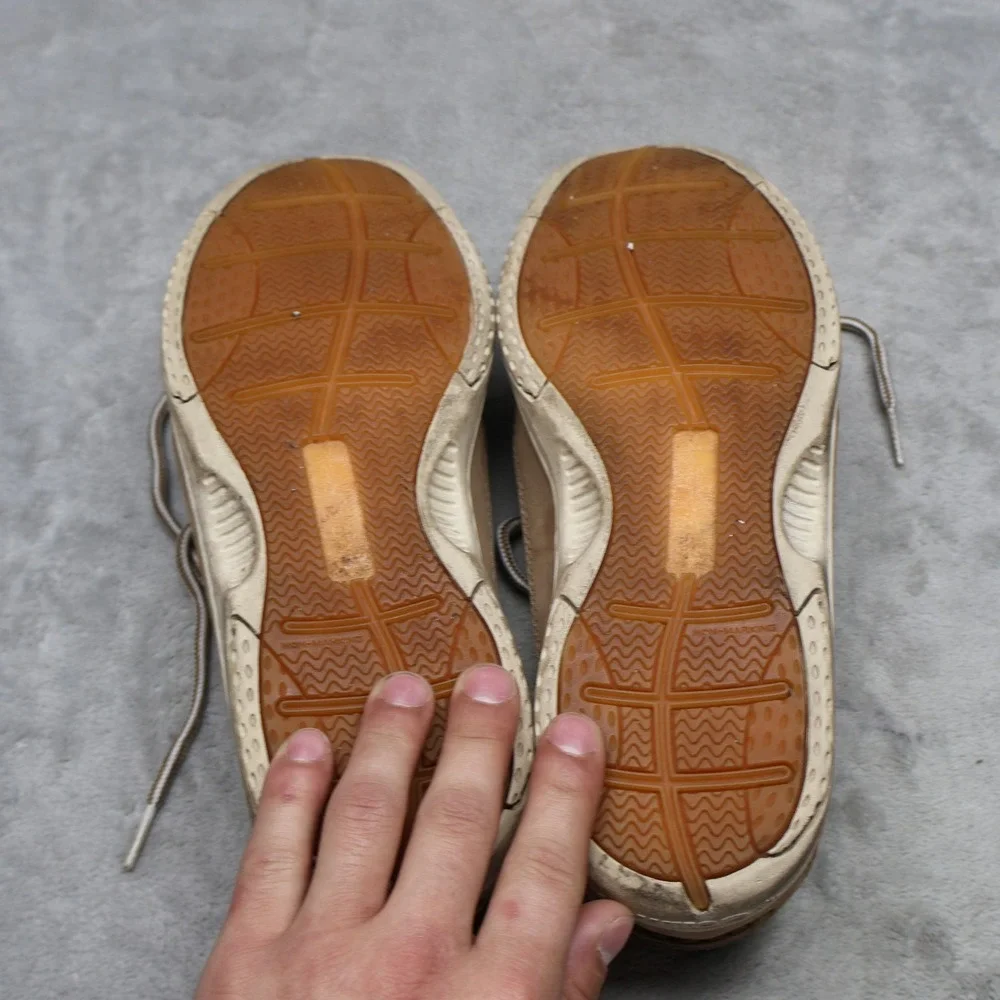 Columbia Men 8.5 Boat Shoes Brown‎ Leather Quadensity Earl Cove Waterproof Suede